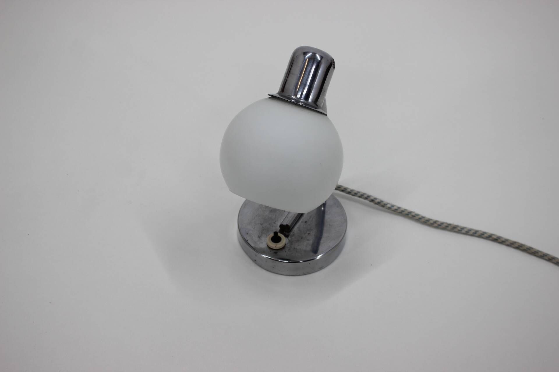 1940s Bauhaus table lamp, Czechoslovakia