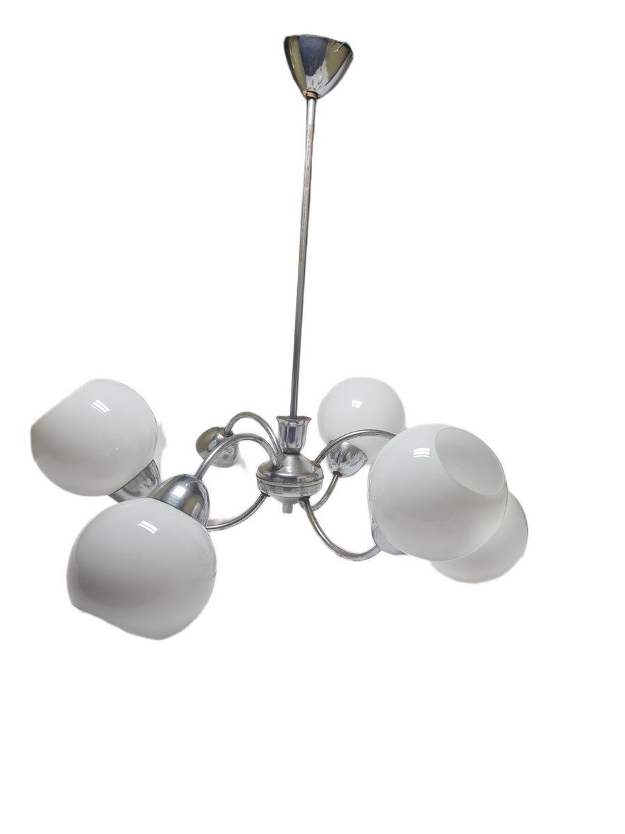 Art Deco style chandelier, Poland, 1960s