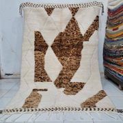 Grand tapis marocain d’atlas sur mesure taille 3/4 m