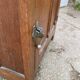 Vintage 1930s oak bar/icebox refrigerator