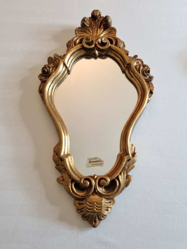 Miroir coquille de style Louis XV Bernardini 44 cm