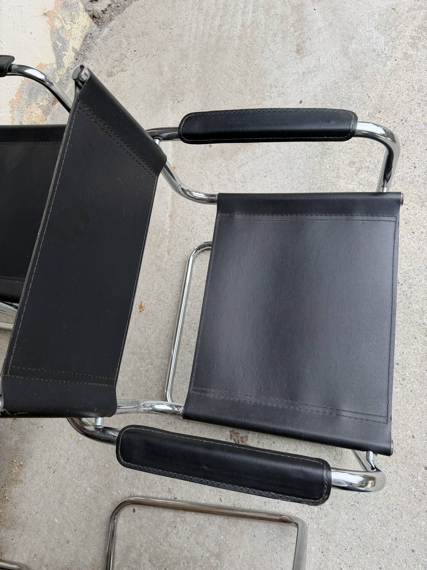 4 B34 armchairs by Marcel Breuer from the 1980s