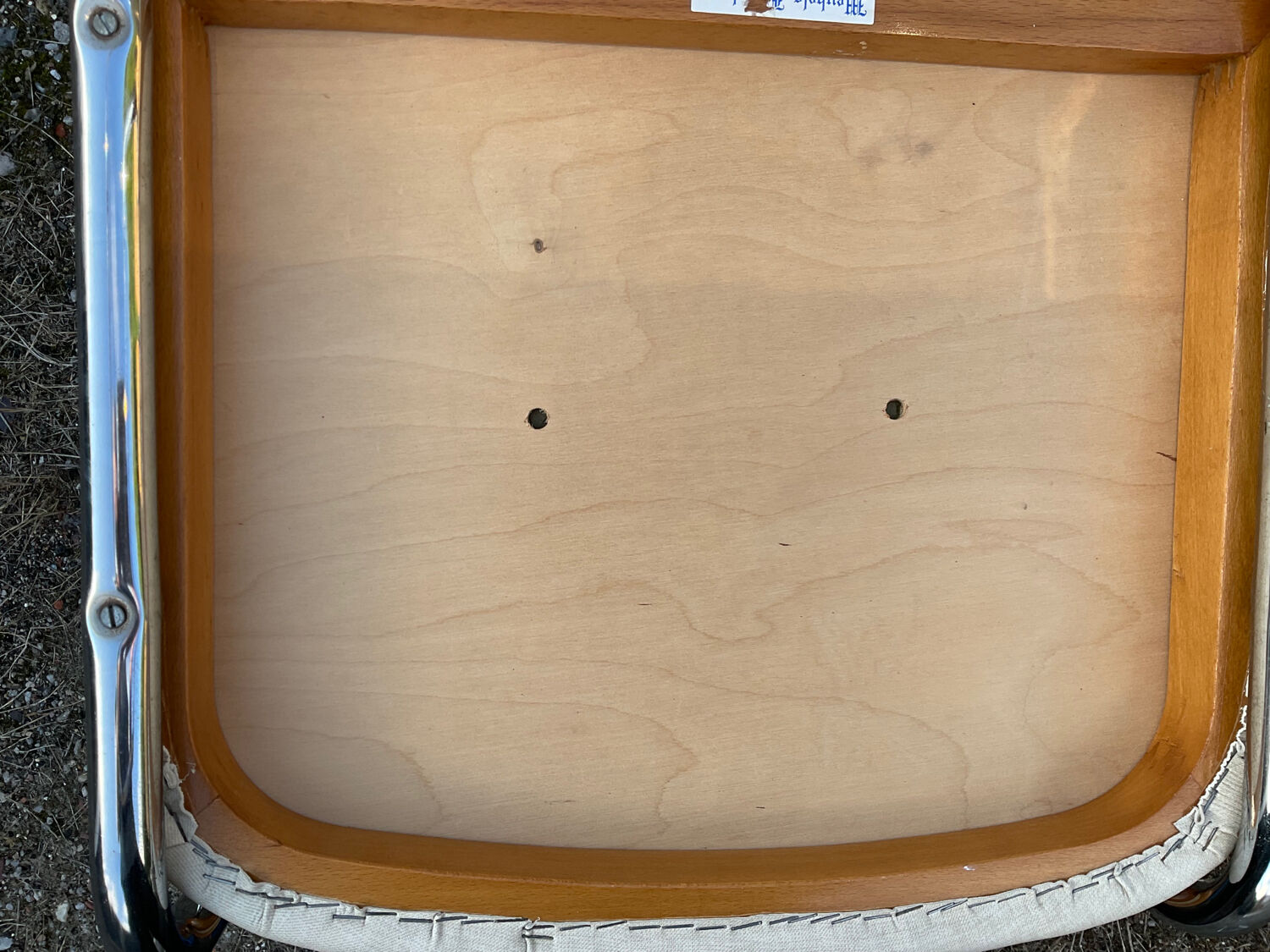 Series of 6 chairs Marcel Breuer Cesca B32