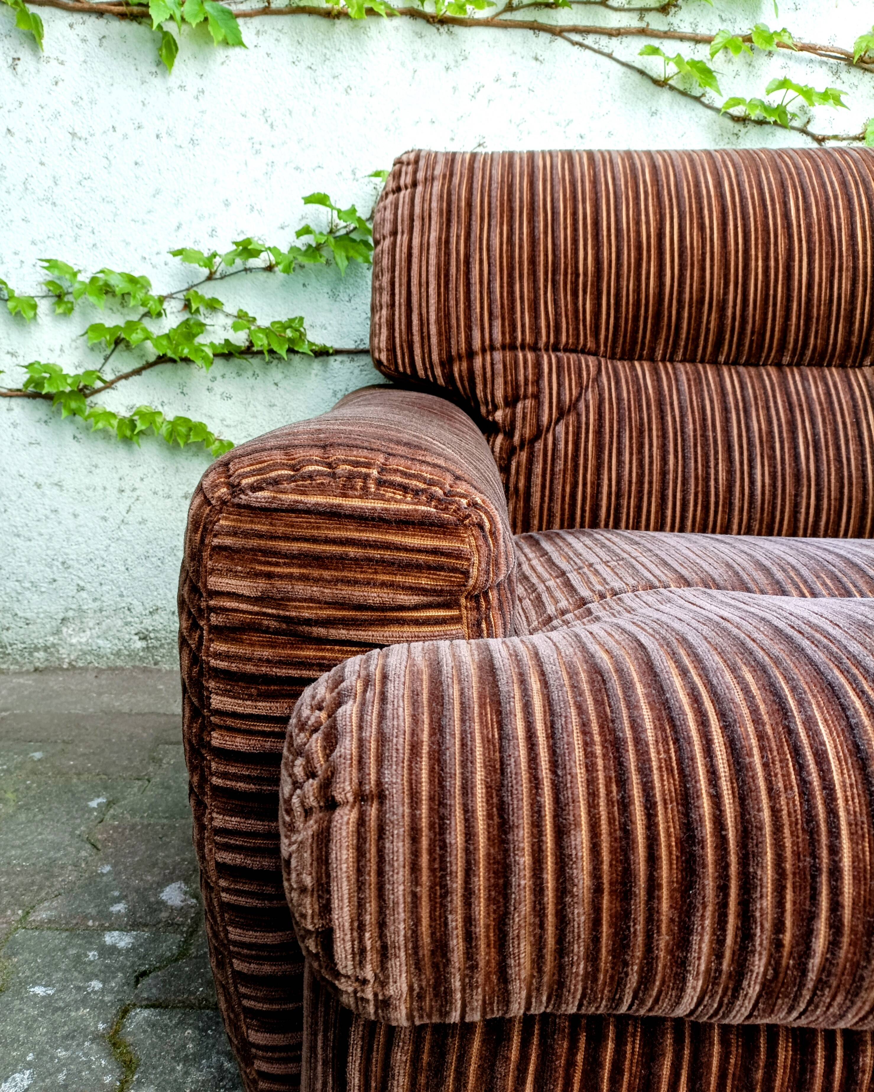 Corduroy armchair