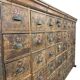 Large Antique Bank of Drawers – 48 Drawer Industrial Cabinet