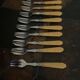 12 .vintage dessert forks