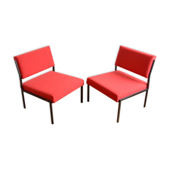 Pair of Modernist chairs by Gijs Van Der Sluis 1950s