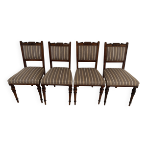 Suite de 4 chaises d'époque - empire