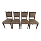 Suite de 4 chaises d'époque EMPIRE