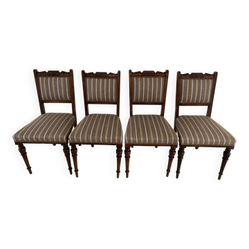 Set of 4 EMPIRE period chairs