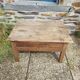 Antique oak coffee table