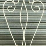 Pair of wrought iron garden chairs patinated 20th century Chairs