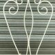 Pair of wrought iron garden chairs patinated 20th century Chairs