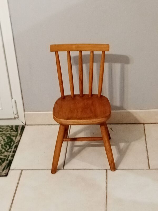 Chaise enfant scandinave vintage
