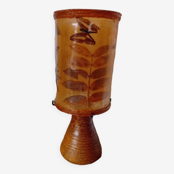 Accolay table lamp with herbarium inlay