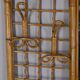 Vintage 1960s bamboo wall coat rack, Italian design