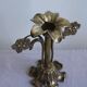 Golden metal stand candle holder
