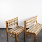 Pair of benches, corner benches, vintage