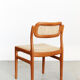 Johannes Andersen teak dining chairs for Uldum