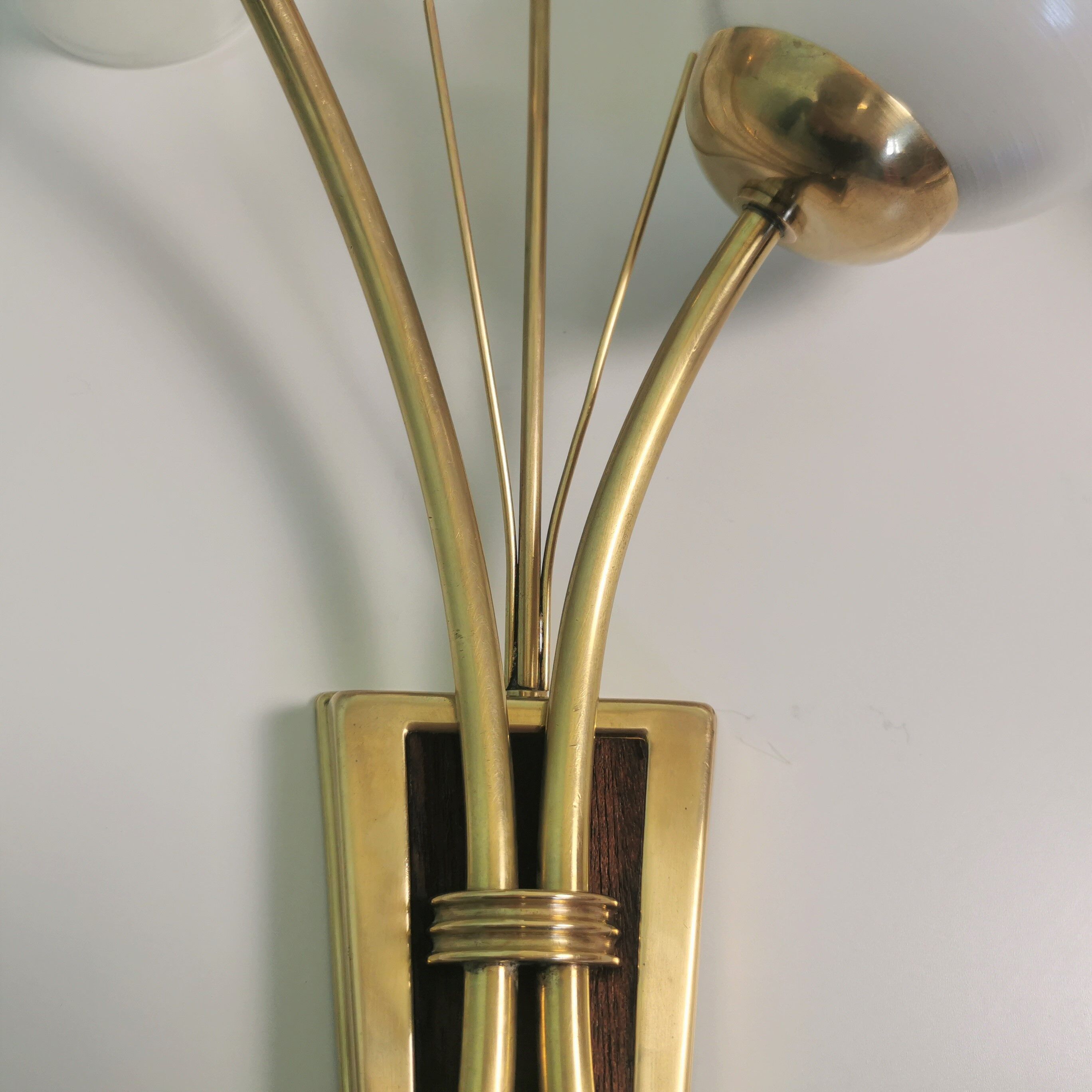 Vintage brass sconces