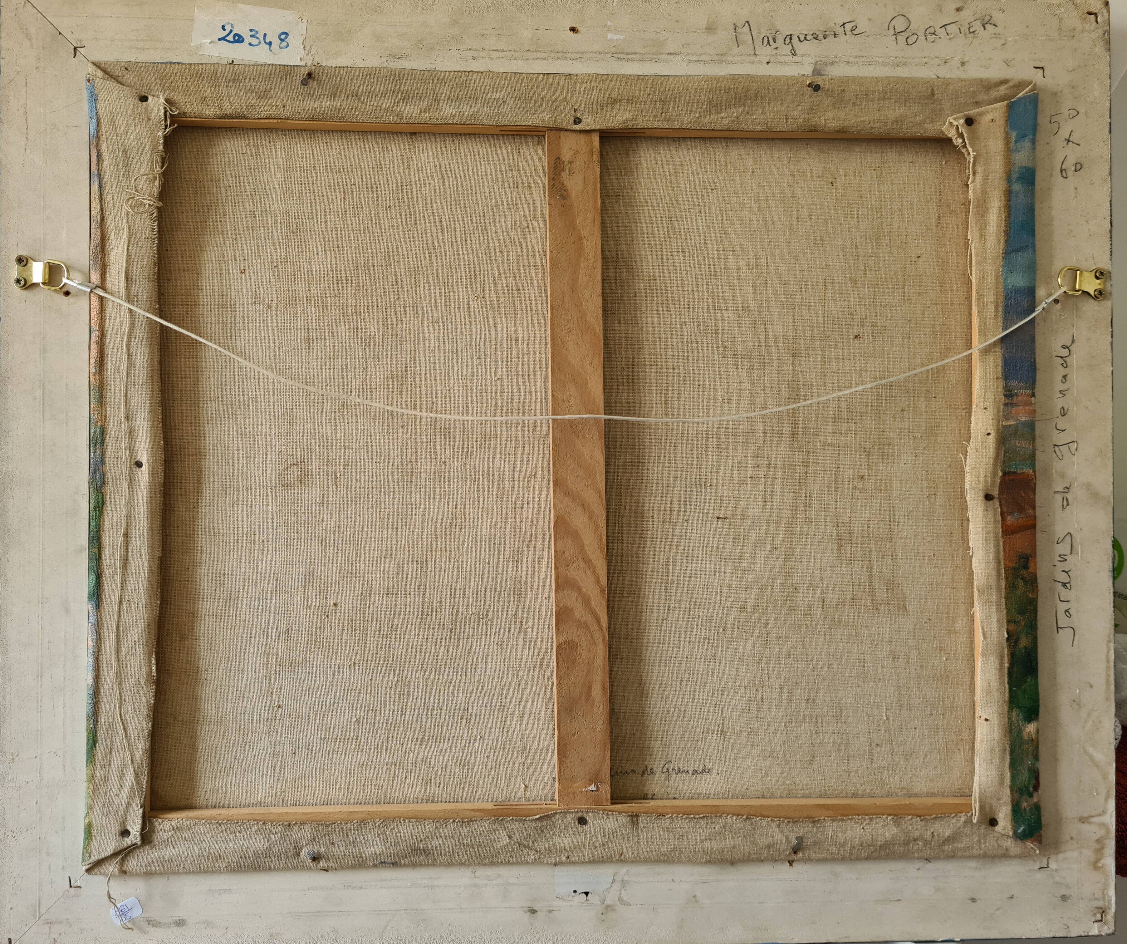 The alhambra of Granada oil by Marguerite Portier