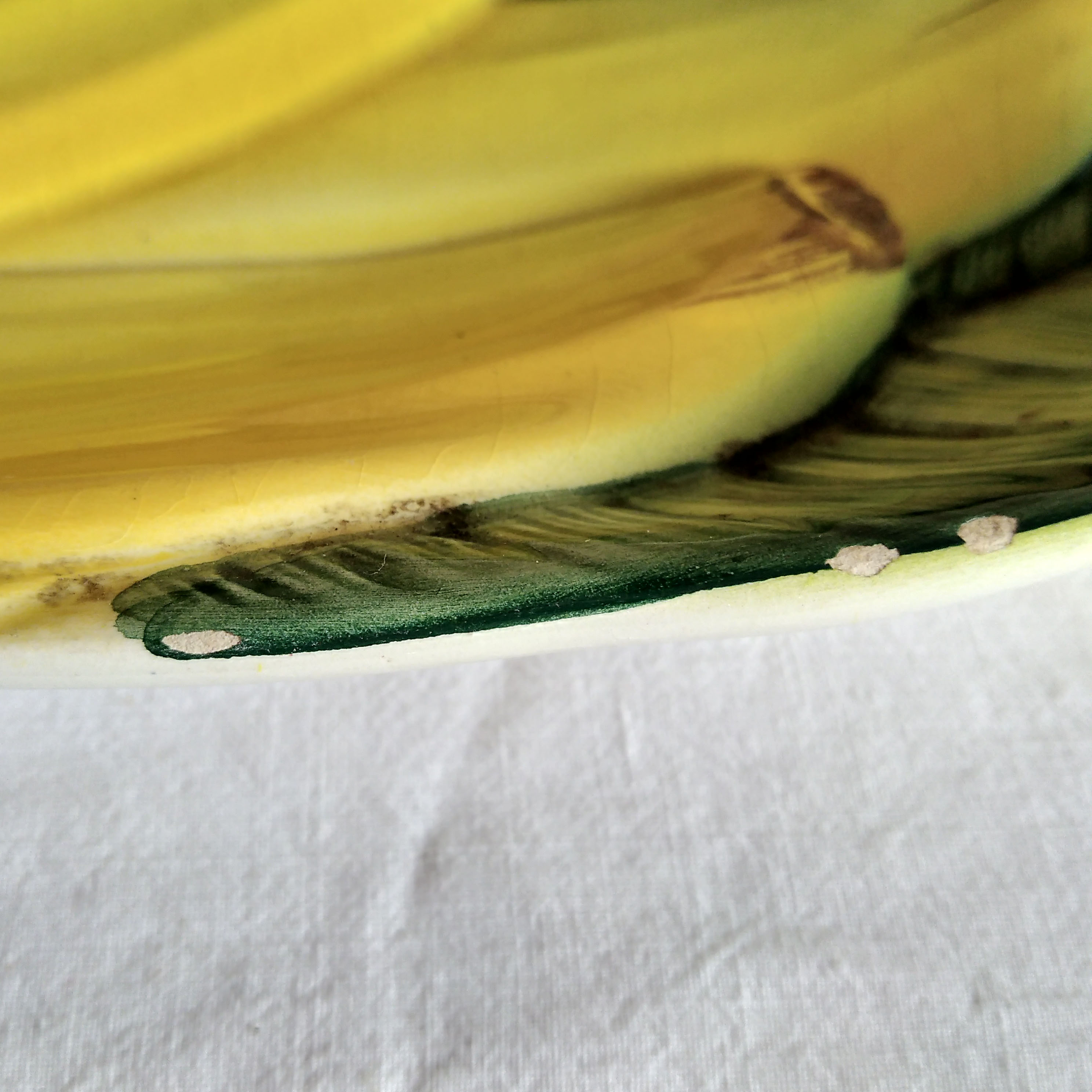 Pair of ramekins in italian dabbling