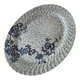 Antique oval plate Johnson Brothers "Lotus" blue, England