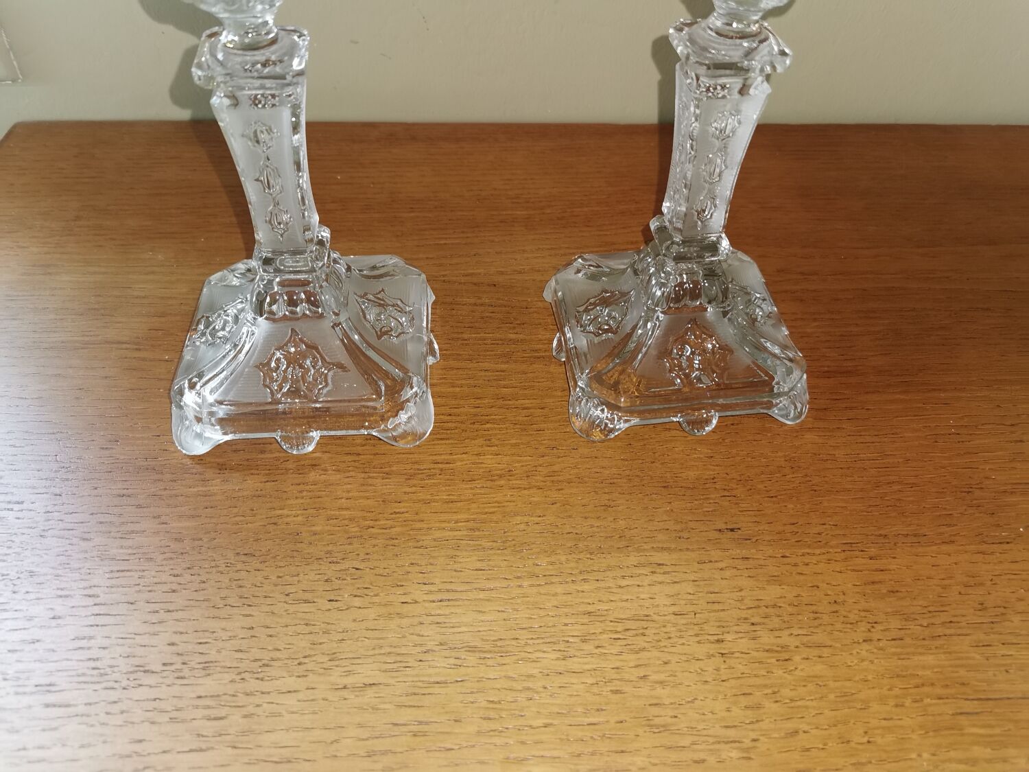 Pair of Portieux candle holders