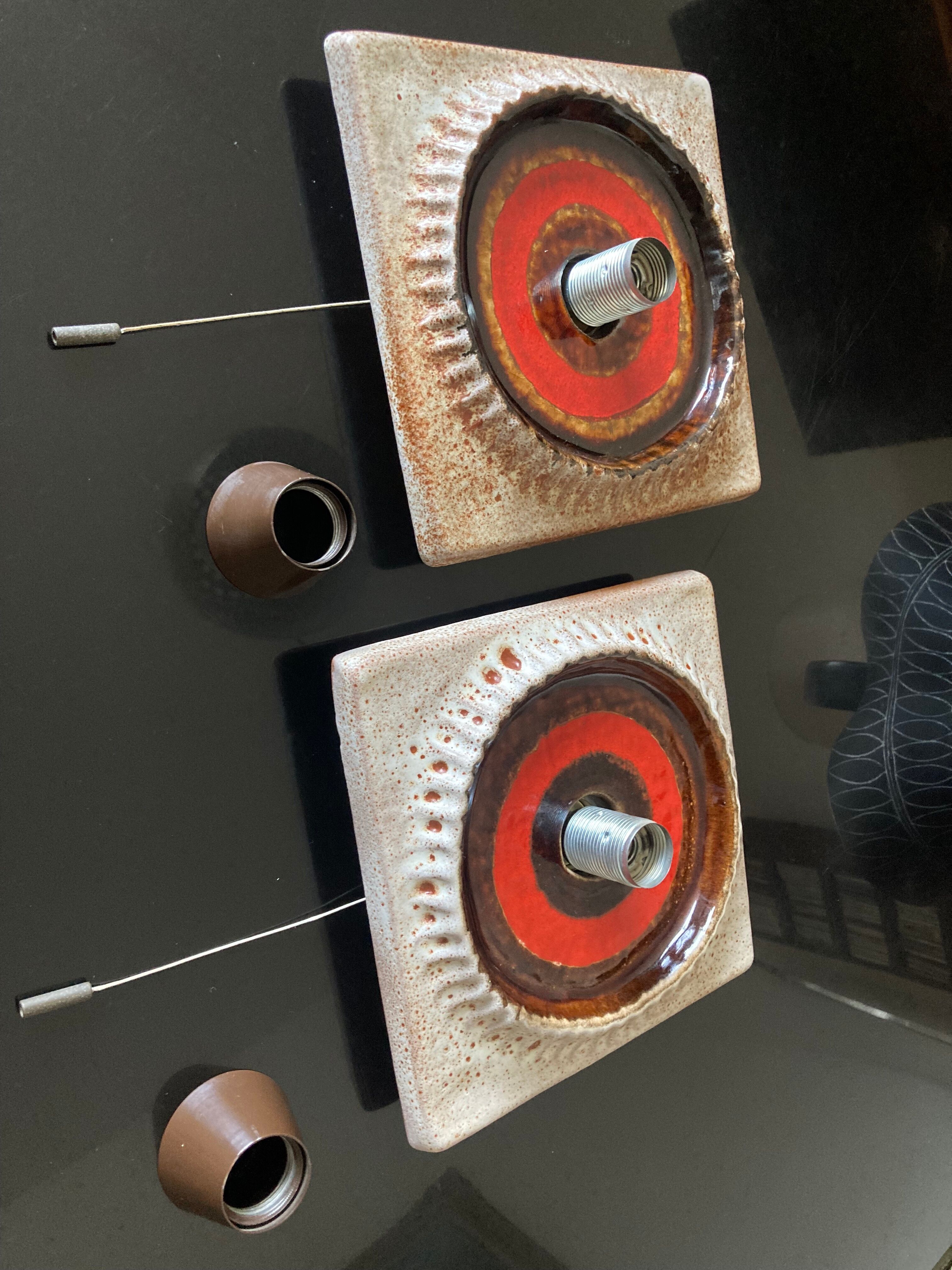 Vintage Fat Lava wall lamps