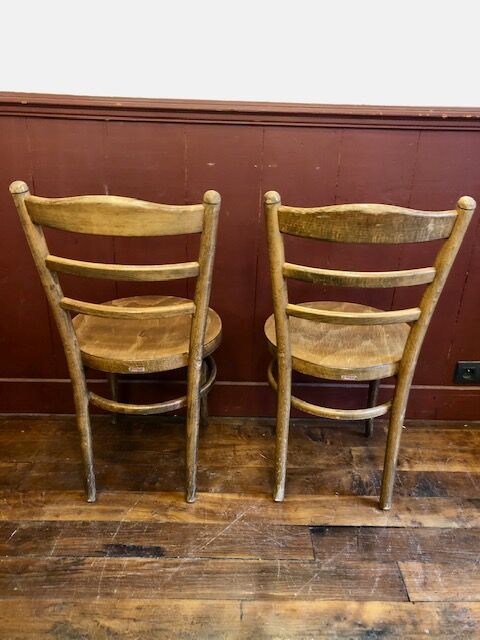 2 bistro chairs