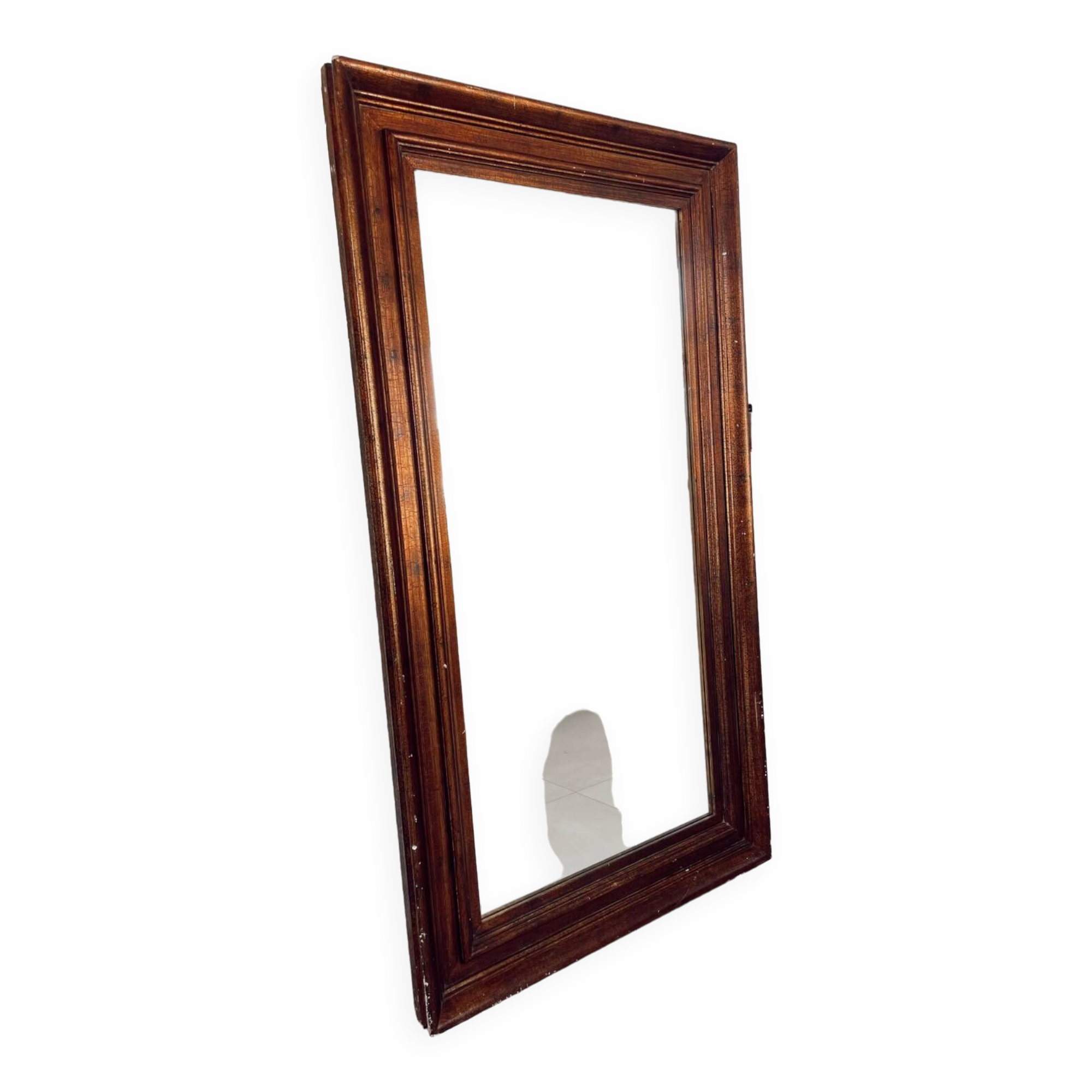 Vintage wooden mirror