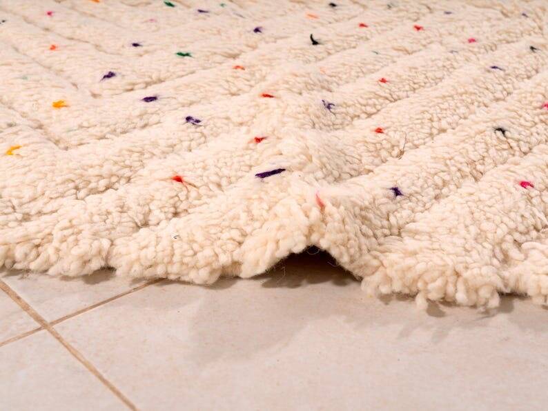 Handmade natural wool Atlas rug size 1.5/2.5 m