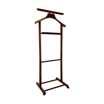 Valet de chambre on dark wood wheels