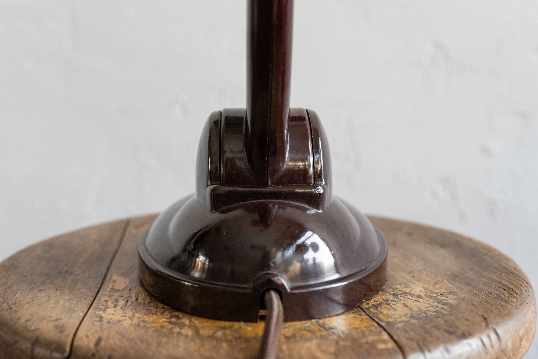 Art Deco Bakelite Desk Lamp Futurit 202 By Eric Kirkham Cole for Gummon Bratislava, Slovakia, 1930s