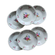 Assiettes creuses en porcelaine de Bohême