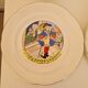 Dessert plates nursery rhymes of digoin and sarreguemine