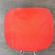 Chaise vintage rouge Formica 1970