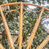 Rattan headboard