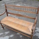 Old mulched bench