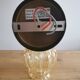 Vintage globe wall lamp in molded glass