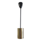 Modernist design pendant light in metal and brass - 50s/60s