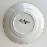 Assiettes Sarraguemines Minton 252, fin XIXe