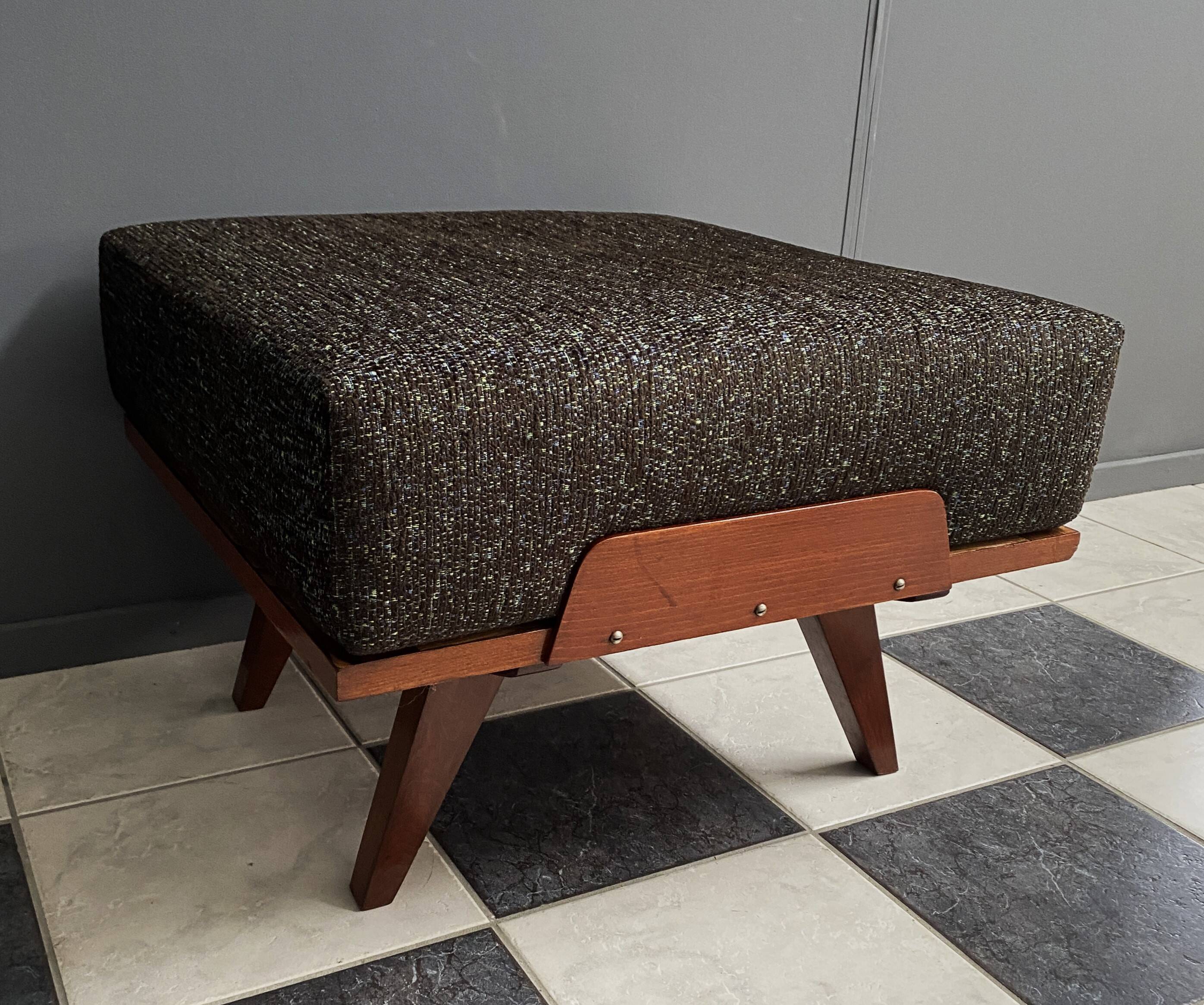 Tabouret, repose-pieds XXL par Frantisek Jirak, années 1960