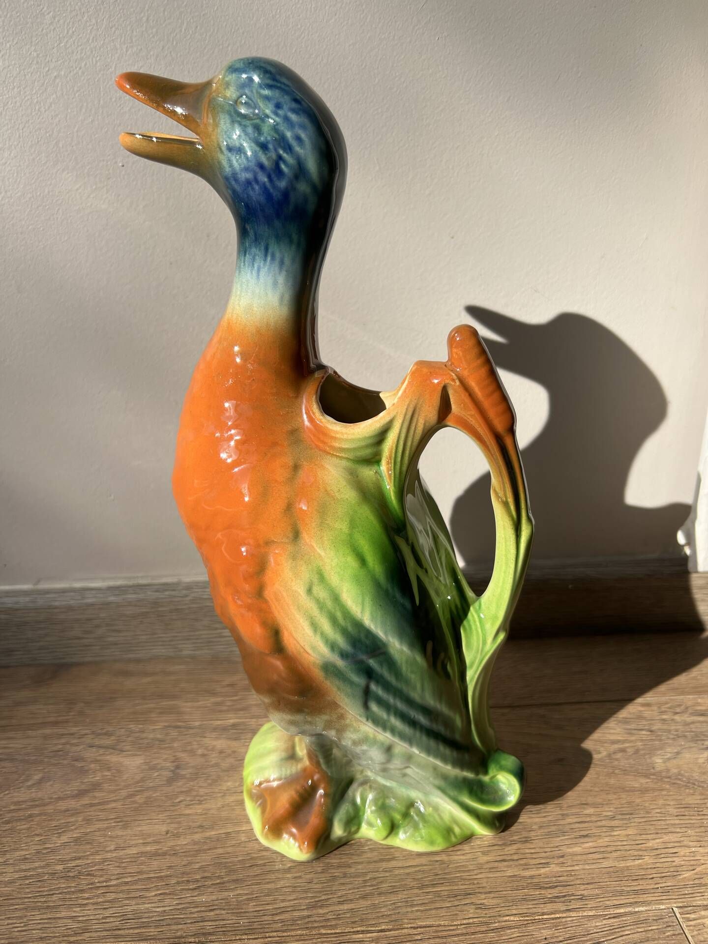 Broc / Pichet Canard colvert vintage Saint-Clément France (Modèle 749