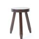 Vintage stool, wooden stool, tripod stool, brutalist, plant stand.