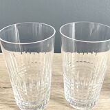 Set of four baccarat tumblers Nancy model
