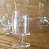 6 glasses vintage
