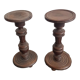 Pair of pedestal tables