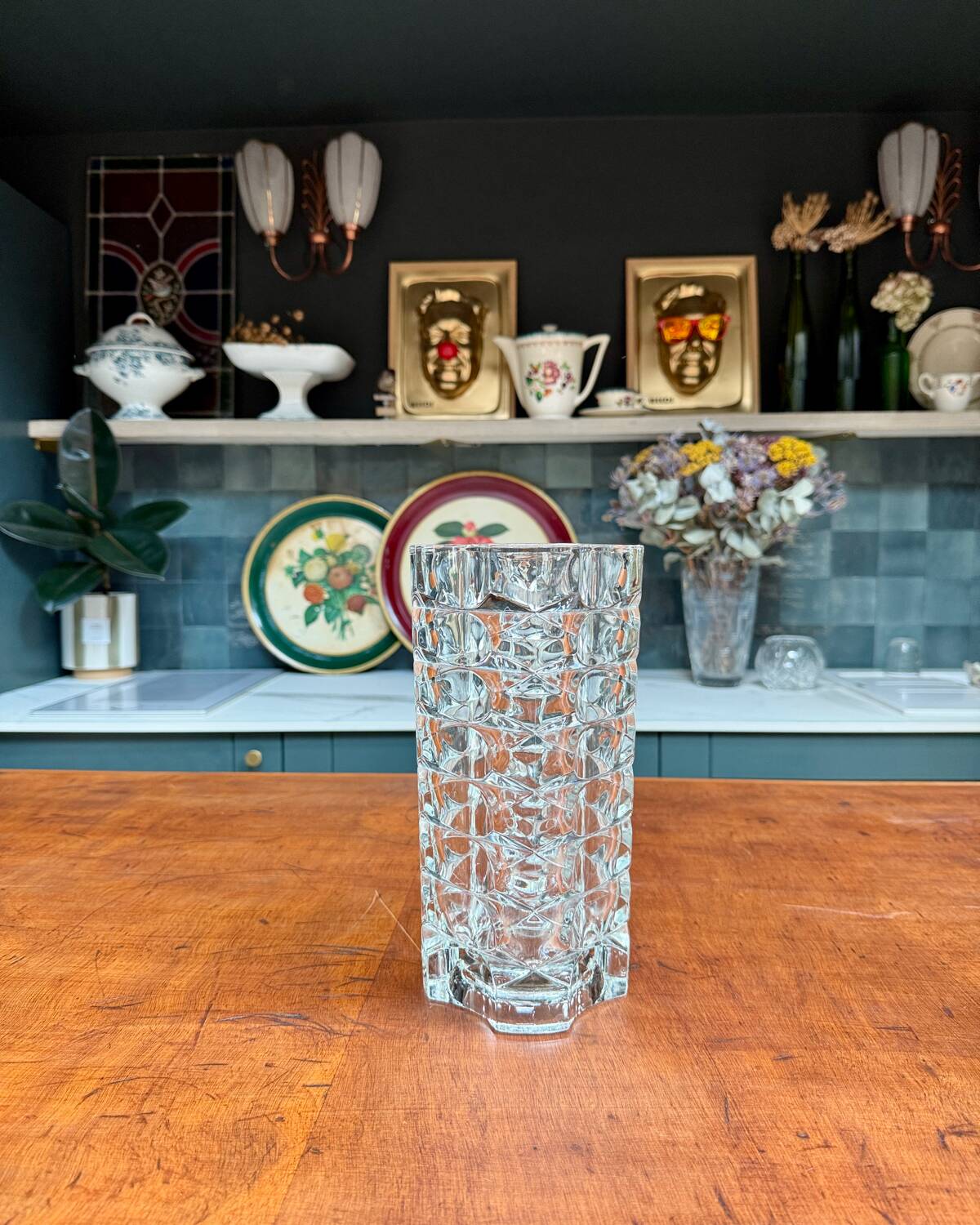 Crystal vase from the 70s