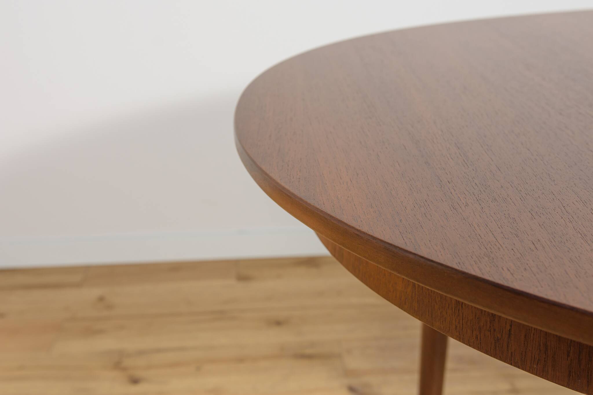Mid-Century Oval Extendable Teak Dining Table from McIntosh, 1960s